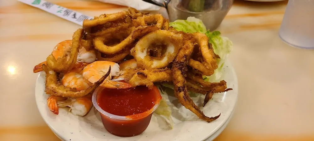 Salad Bar Shrimp Calamari